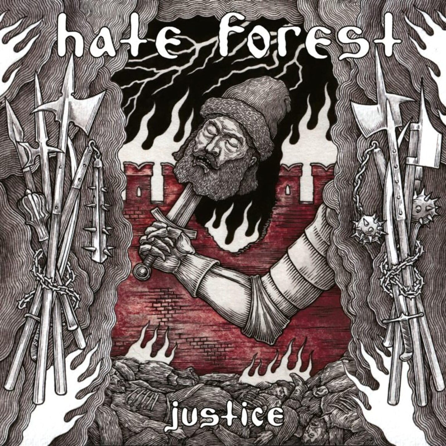 Hate Forest (UKR) - Justice LP [CLOUDY RED]